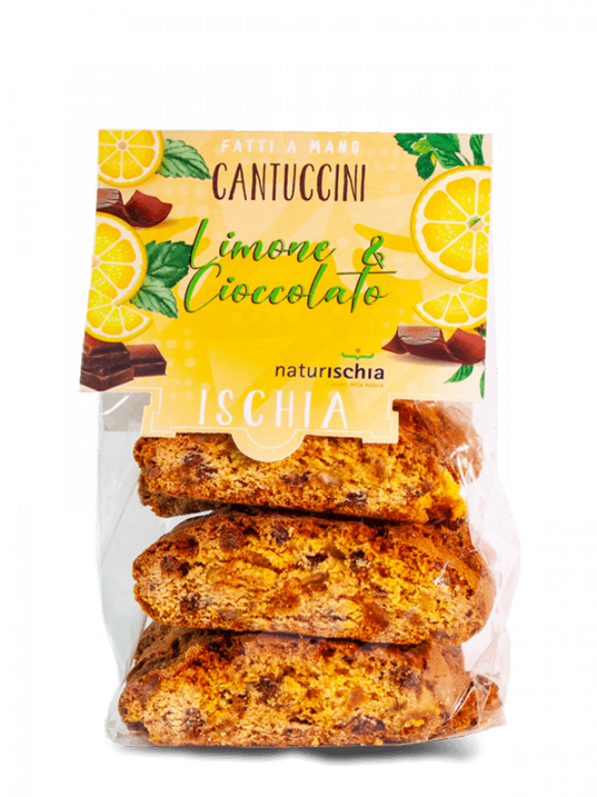 Cantuccini limone e cioccolato